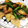チャン坊のママ's cooksnap of when they made ずぼらおかず❁大根と小松菜の揚げ炒め.