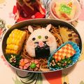 はぐひま's cooksnap of when they made ＊キャラ弁＊　うさぎちゃんおにぎり♡.