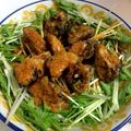タクミスキー's cooksnap of when they made ブリと水菜のお魚サラダ 韓国風.