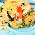 wingkabu's cooksnap of when they made 簡単！レタスチャーハン♡.