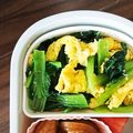 elyse's cooksnap of when they made 小松菜と卵の小町和え.