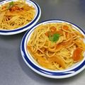 ☆ありか358☆'s cooksnap of when they made プチトマト＆オニオンのトマトソースパスタ.