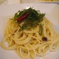 るちあママ's cooksnap of when they made 酒盗のペペロンチーノ.