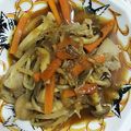 おしひと's cooksnap of when they made 【龍愛】豚肉の生姜焼き②.