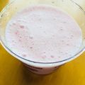 ｱｲﾊﾅ's cooksnap of when they made イチゴミルクスムージー.