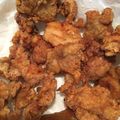 yc★'s cooksnap of when they made 少ない油でカリッとジューシー鶏のから揚げ.