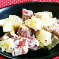 実１１３'s cooksnap of when they made さつまいもと林檎のサラダ.