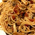 にわかぱりじぇんぬ's cooksnap of when they made 大葉トマトの和風あごだしパスタ.