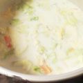 KaKashima's cooksnap of when they made ベジ♪春キャベツの和風ミルクスープ.
