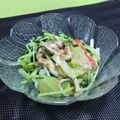 ☆あいちゃん's cooksnap of when they made レンジ☆春キャベツ･豆苗･カニカマサラダ.