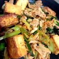クック76ABTD☆'s cooksnap of when they made 厚揚げ豆腐と長ねぎのキムチ炒め.