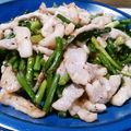 shiopapa's cooksnap of when they made にんにくの芽＆豚肉の塩ダレ炒め.