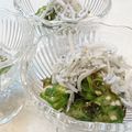 にゃんがす's cooksnap of when they made オクラの塩昆布和え.