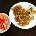 蛇口から生ビール's cooksnap of when they made 豚肩ロースの生姜焼き.