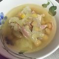 ううたん☆'s cooksnap of when they made ヒヨコ豆とベーコンのスープ.