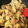 WAKAWAKA☆'s cooksnap of when they made ズッキーニと豚肉の炒め物.
