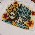 eiyoushi's cooksnap of when they made ドラゴンボールのキャラチョコプレート.