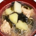 結愛乃ましゅまろ's cooksnap of when they made 簡単！豆腐と鶏挽き肉団子と大根中華スープ.