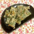なつき☆ミ's cooksnap of when they made 納豆と豚肉のもっちりニラチヂミ☆旨ダレ.