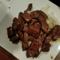 クックBNQ5PD☆'s cooksnap of when they made サイコロ★ステーキ♪.