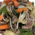 玉ねぎおばさんの台所's cooksnap of when they made 砂肝と野菜のオイスター炒め.