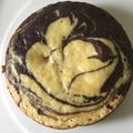eriko0905's cooksnap of when they made ホケミ+炊飯器で作るマーブルケーキ.