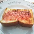 T❀mo's cooksnap of when they made 余ったときに さくらでんぶマヨトースト.