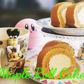 oni1030's cooksnap of when they made メープル風味のひと巻きロールケーキ♡.