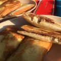 papikun's cooksnap of when they made 簡単♪　コンビーフポテトのホットサンド.