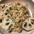 くまとやぎ's cooksnap of when they made シャキシャキれんこんのバジルチーズ炒め.
