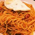 Yosaroh's cooksnap of when they made ☆おひとりさま☆鉄板ナポリタン☆.