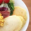 とま子＊'s cooksnap of when they made ふわもち@豆腐でヘルシー極厚パンケーキ.
