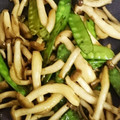 ぱりが's cooksnap of when they made 簡単♪絹さやとしめじのバター醤油炒め♪.