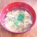 halley's cooksnap of when they made 簡単！もずく酢で卵スープ♡.