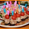 ぐうすか's cooksnap of when they made 焼きトマトと豚肉のピンチョス.