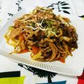 kururin18's cooksnap of when they made いか焼きそば！海の家味♡.