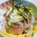 クック81NK9U☆'s cooksnap of when they made 生ハムとカニかまのアボカ丼♡.