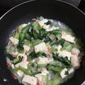 クックNP9ISV☆'s cooksnap of when they made ☆厚揚げの青梗菜とカニかまのアンかけ☆.