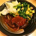2kidsmama✿'s cooksnap of when they made 卵パン粉不使用☆ジューシーハンバーグ.
