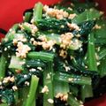 ゆきみだいふく732's cooksnap of when they made 小松菜とえのきのピーナッツ和え.