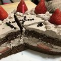 パンすきっこ's cooksnap of when they made ココアスポンジ 21cm型.