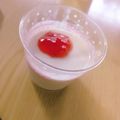 ユキエーヌ♪♪'s cooksnap of when they made いちごミルクプリン.
