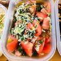 Nekozame's cooksnap of when they made もずくトマトサラダ.