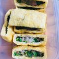 Nekozame's cooksnap of when they made 低糖質♪油揚げ餃子.