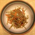 ながぴー♧'s cooksnap of when they made うどのきんぴら.