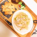 のんちごはん♡'s cooksnap of when they made 豚肉とキャベツの柚子胡椒風味の醤油パスタ.