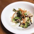 おちゃわん＊'s cooksnap of when they made 簡単！【ゴーヤとシーチキンの無限サラダ】.
