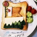 Kokko—ya65's cooksnap of when they made 子供の日はこれで♪こいのぼりトースト.