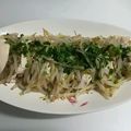 ☆うさきちさん☆'s cooksnap of when they made ピリ辛うま～！鶏むね肉ともやしの重ね蒸し.