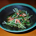 ガッキーパパ's cooksnap of when they made 桜えびと水菜のおひたし.